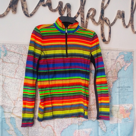 Ralph Lauren Tops - Ralph Lauren Active Wear Rainbow Longsleeve Top